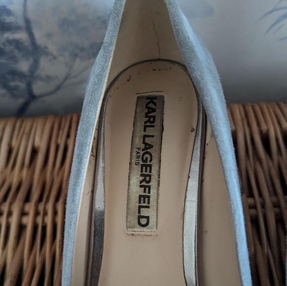 Karl Lagerfeld Light Blue pump - Picture 5 of 12